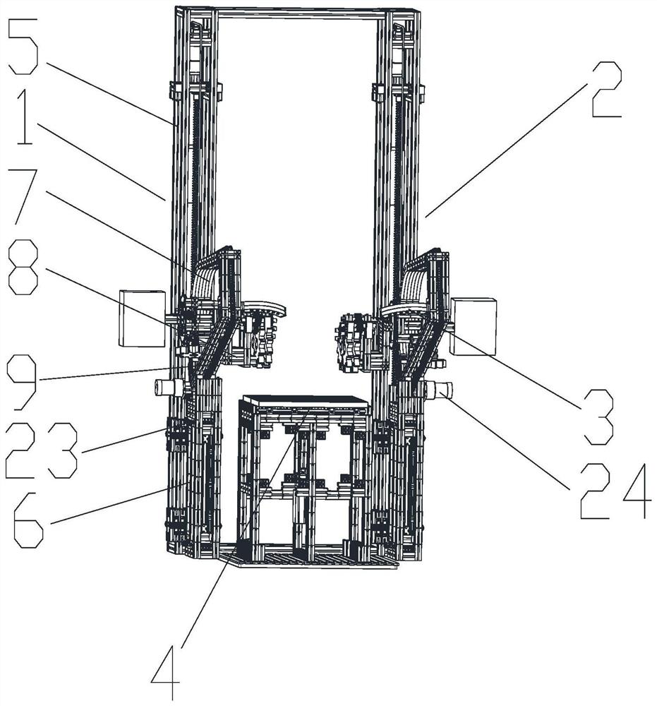 An auxiliary rack for putting on and taking off a pullover