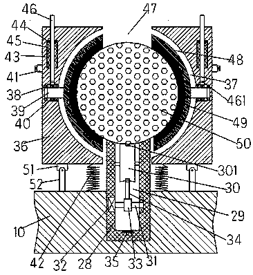 Lock clamp device for industrial production