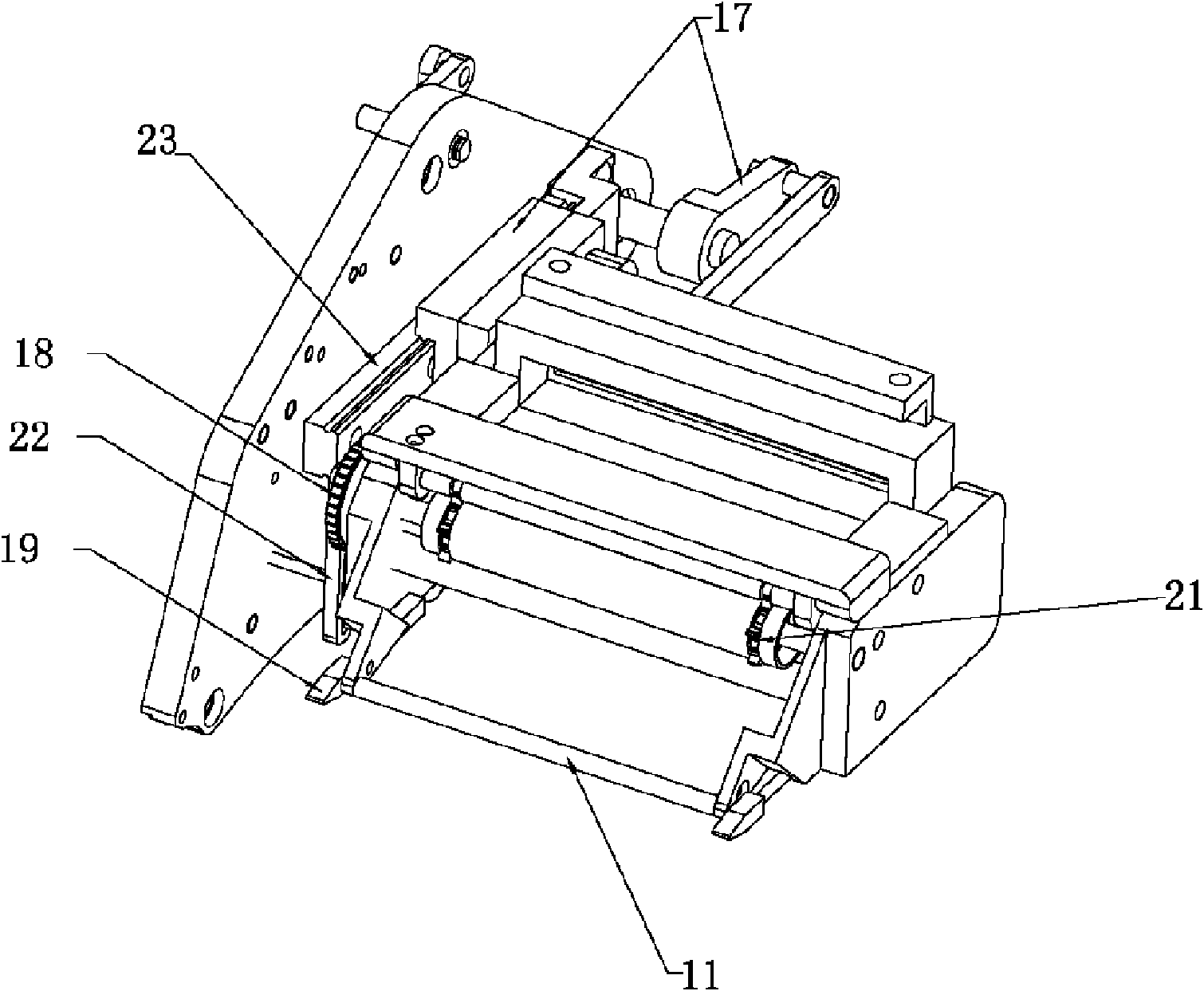 Book RFID tag labeling device and application method thereof