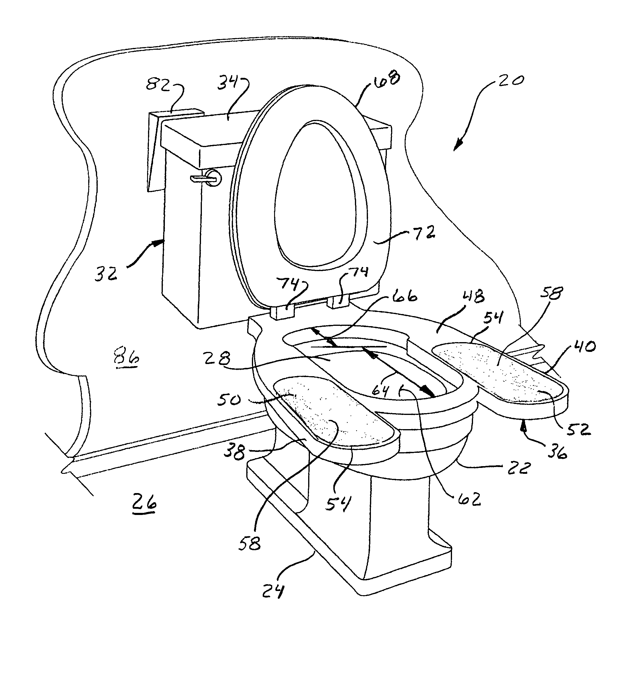 Method and apparatus for defecation and urination