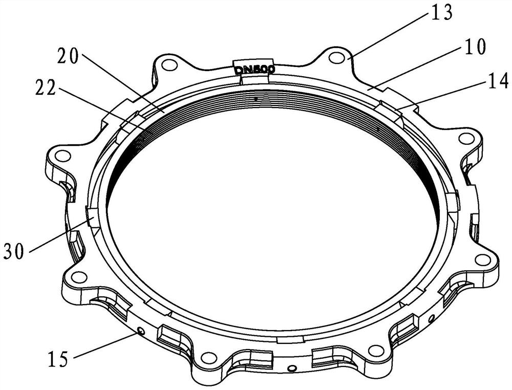 Pipeline anti-disengaging connecting assembly