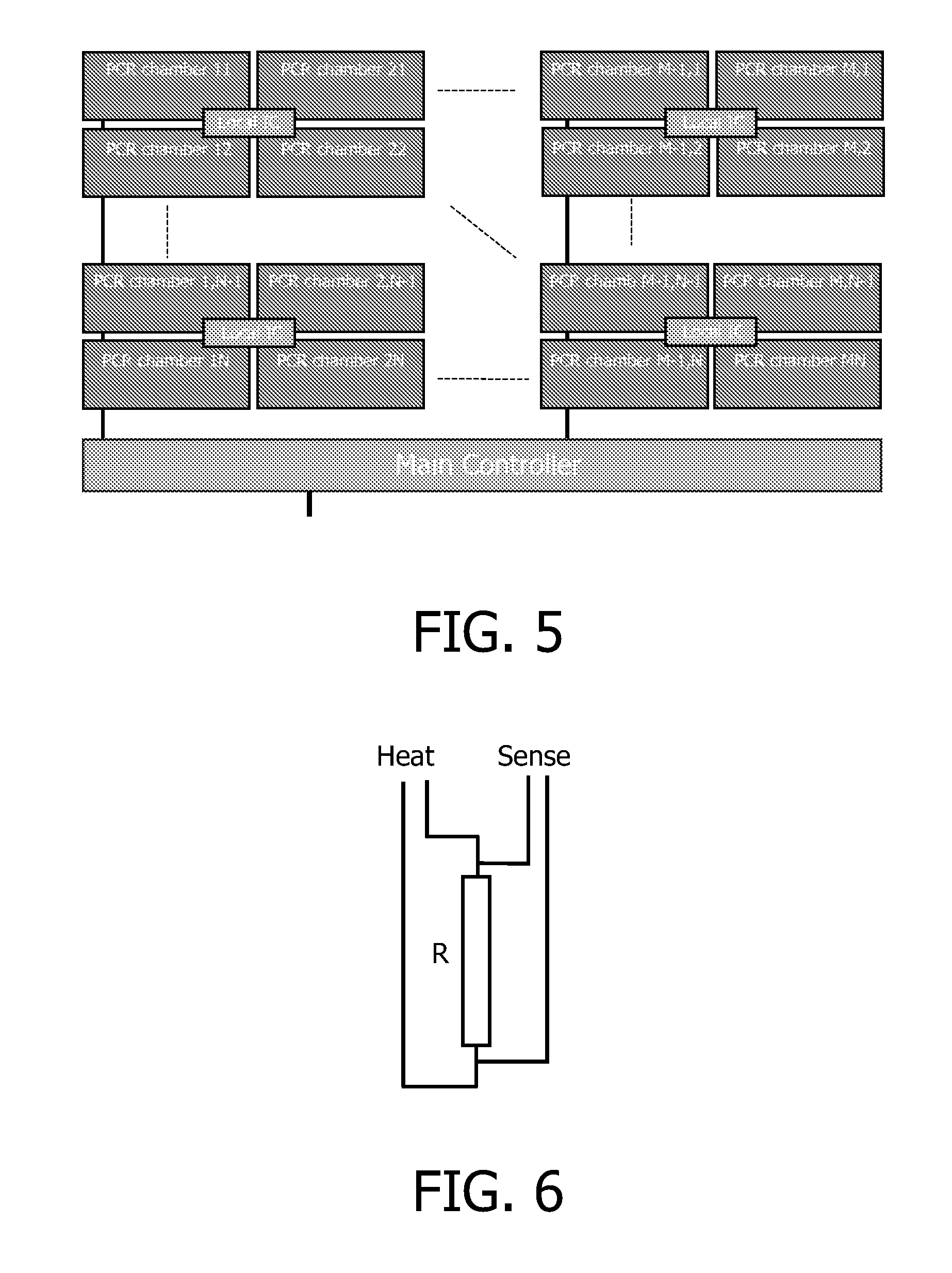 Integrated microfluidic device with reduced peak power consumption