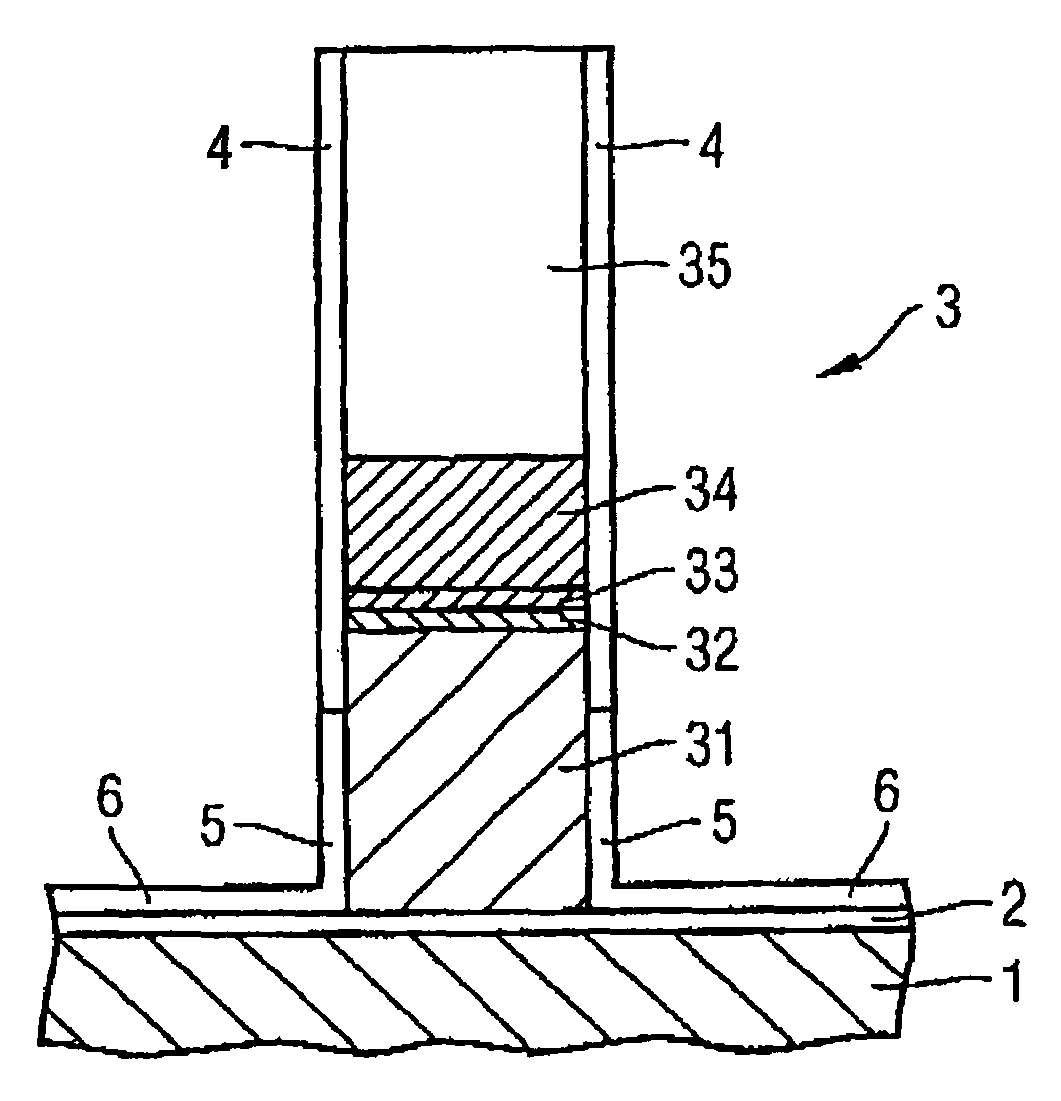 Multi-layer gate stack structure comprising a metal layer for a FET device, and method for fabricating the same