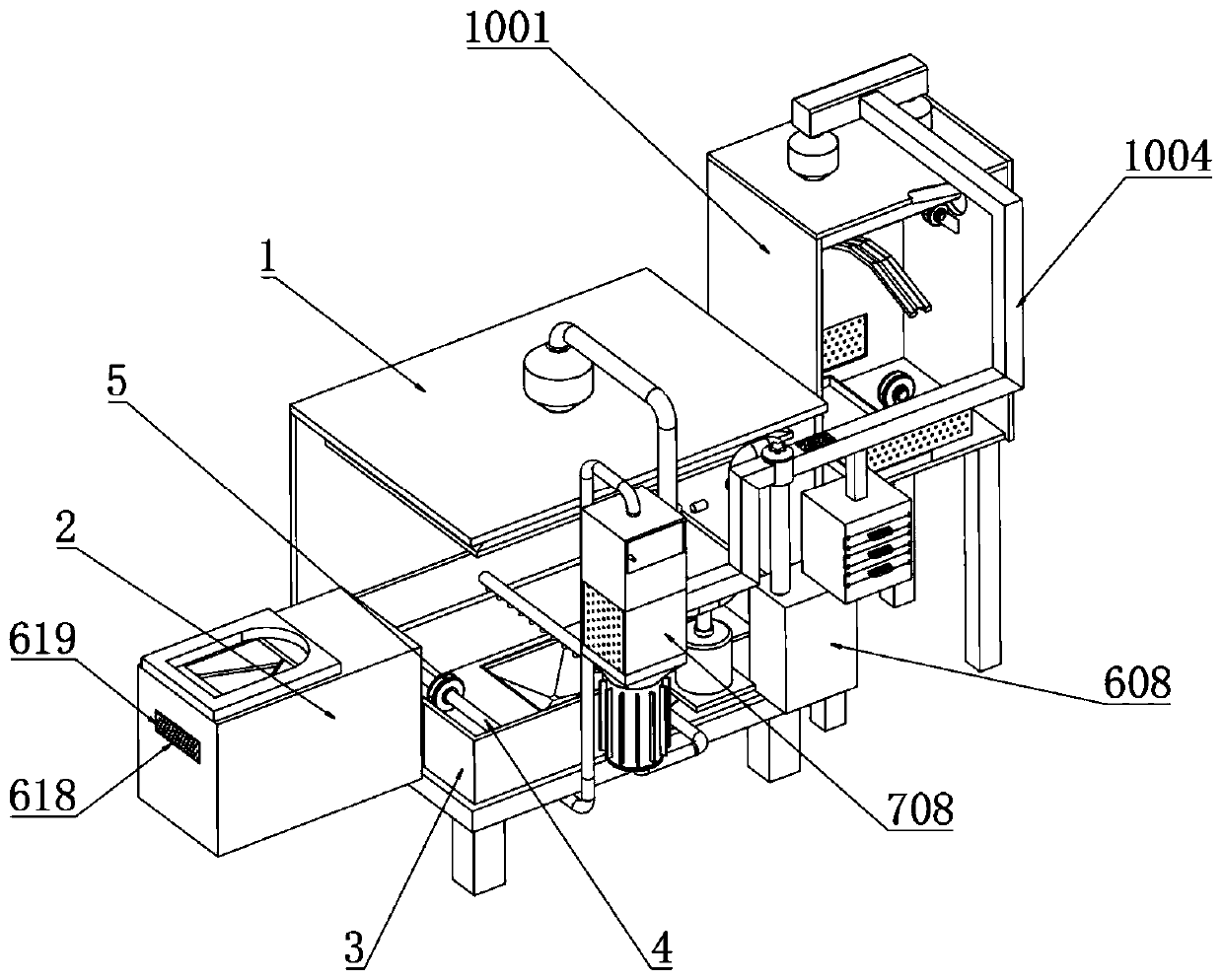 Fast environmentally-friendly thermal treatment device for metal processing