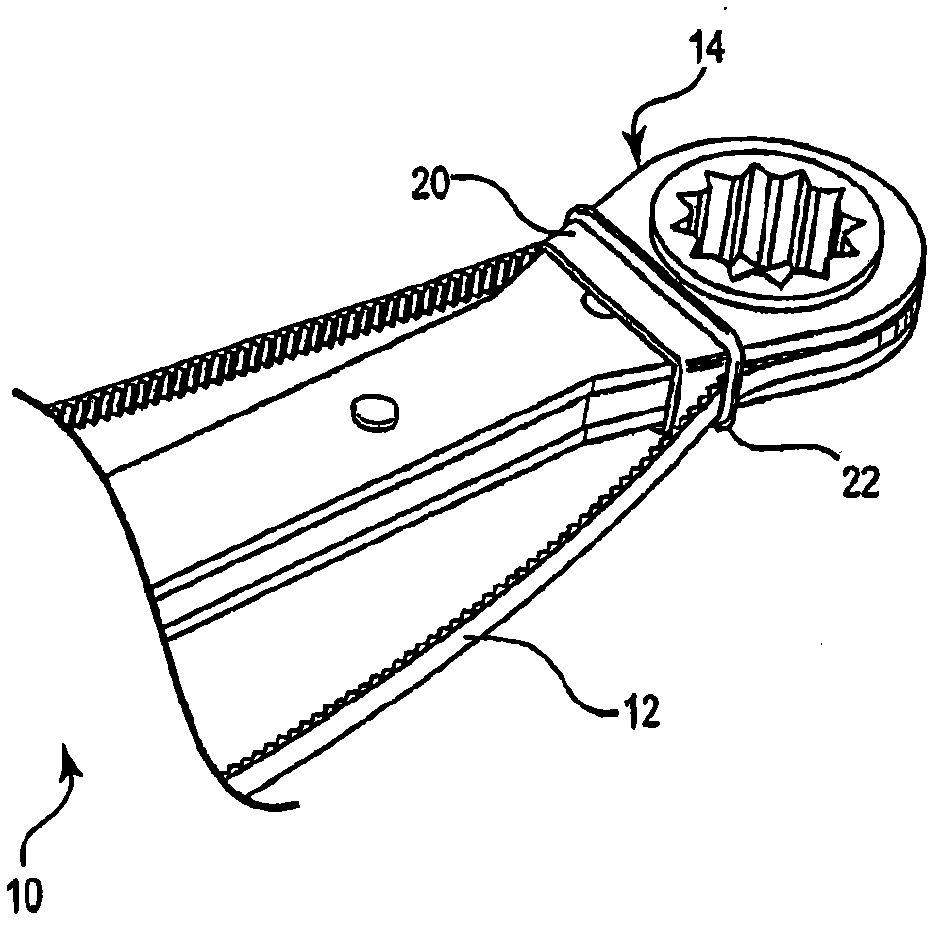 Attachment system for ratchet type wrenches