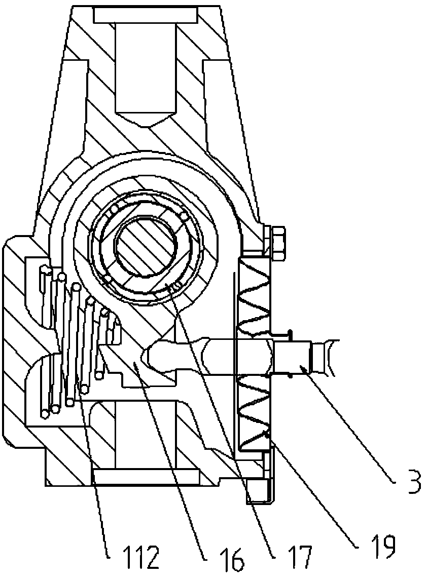 Track locomotive braking clamp unit brake block gap adjuster