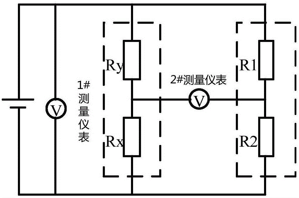 2/1 voltage ratio self-calibration method of voltage divider