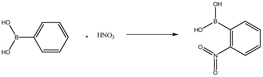 A kind of synthetic method of 2-nitrophenylboronic acid