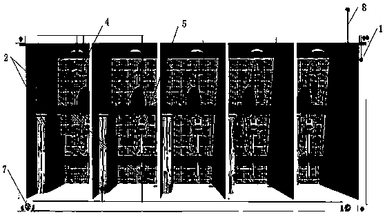 Intelligent movable shower cabin