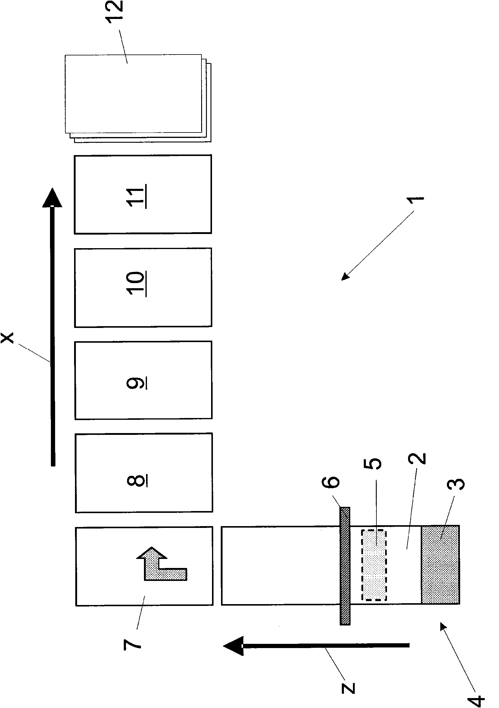 Apparatus and method for producing sacks which comprise woven fabrics made from stretched small plastic tapes