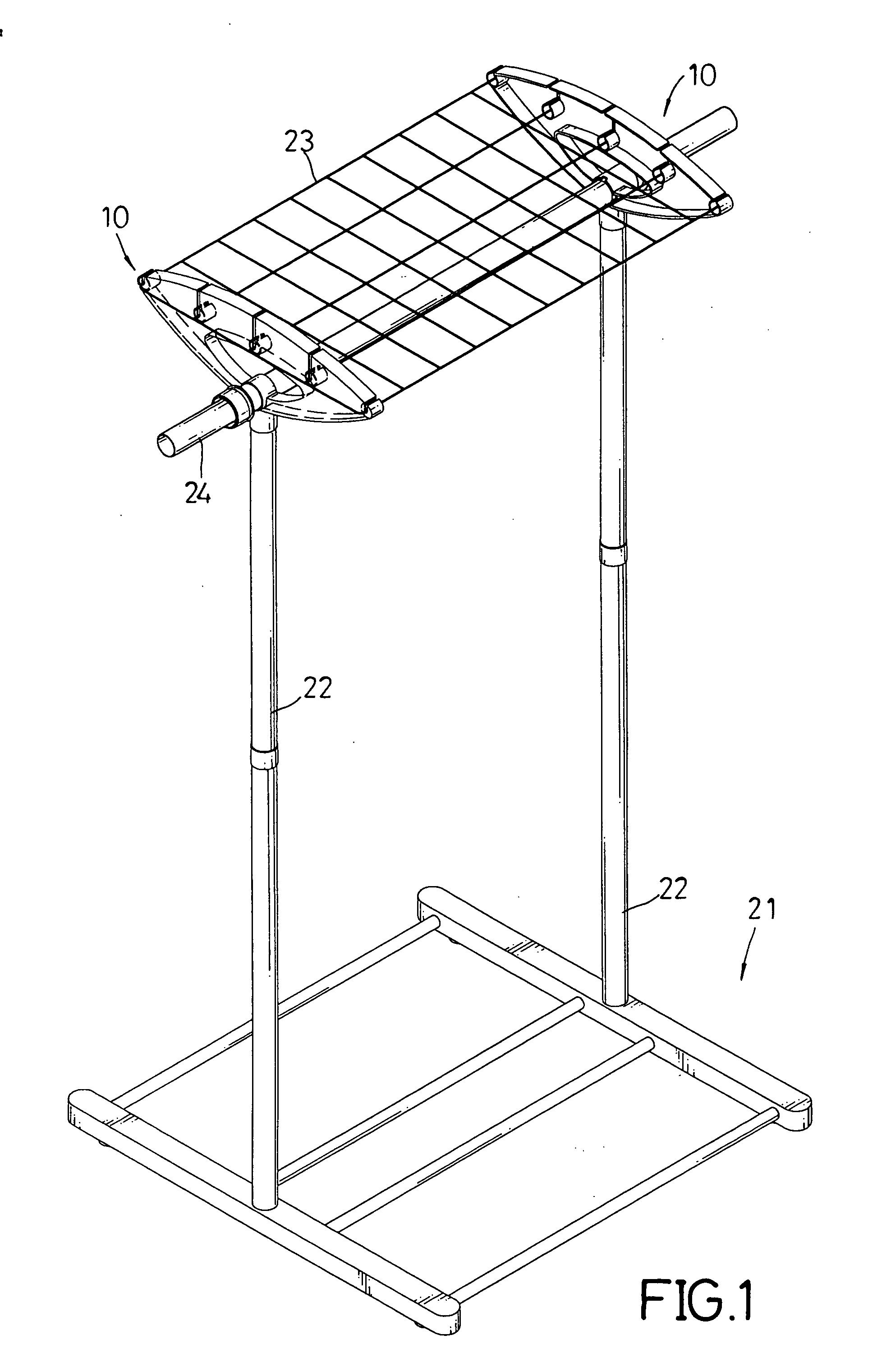 Bracket for clotheshorse