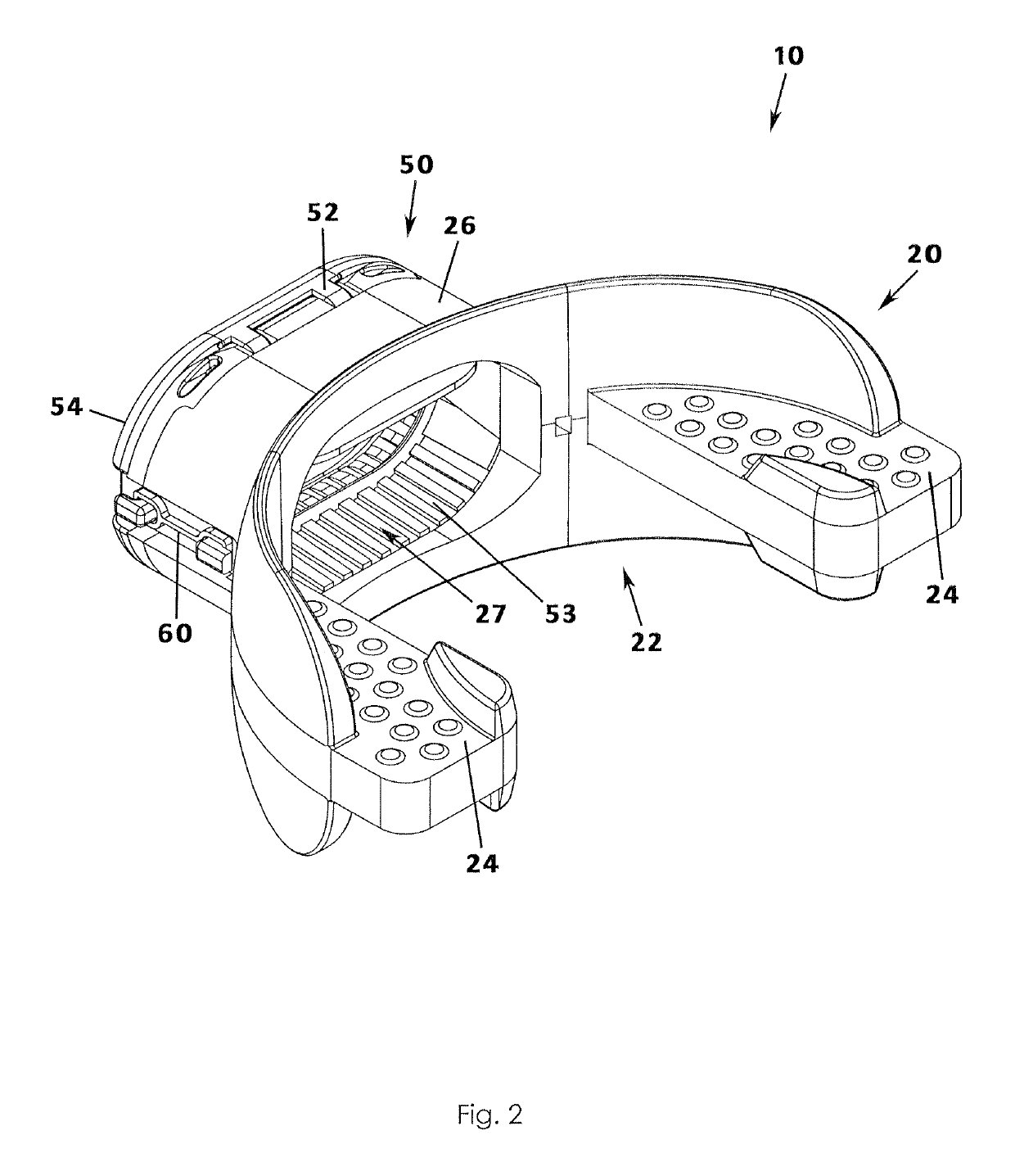 Bi-directional oxygenation apparatus for a non-intubated patient