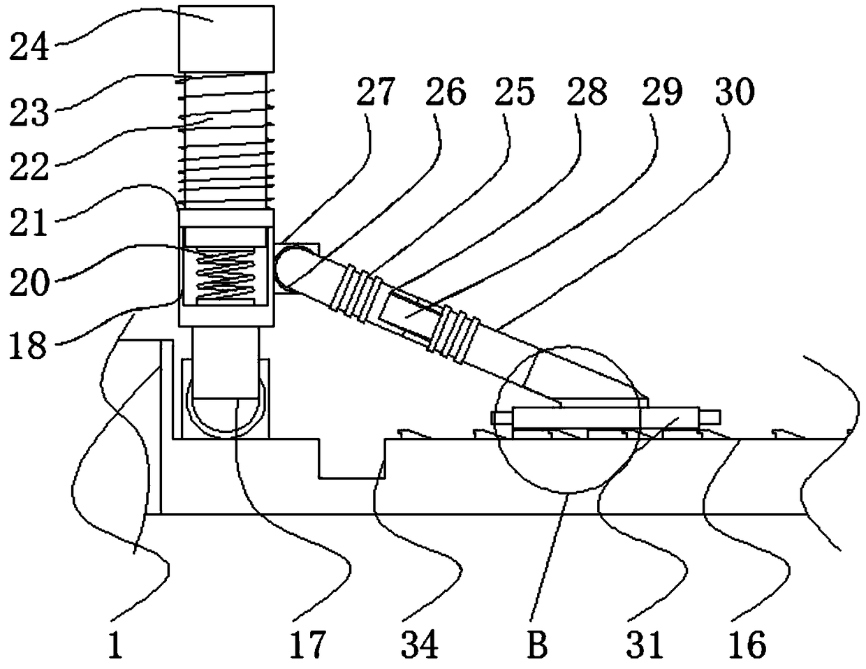 Oil transfer arm with anti-leakage function capable of rotating and adjusting direction