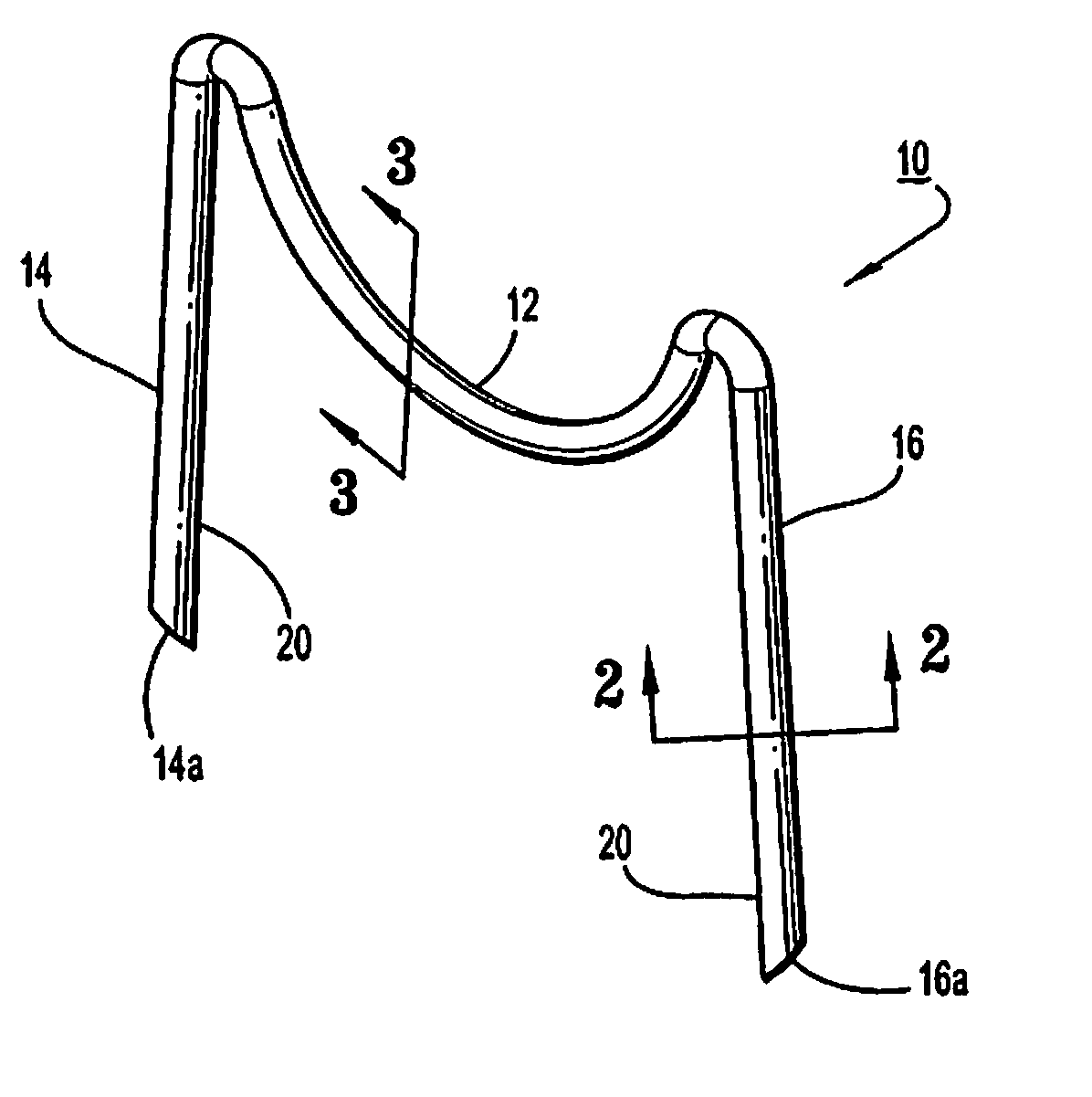 Expandable backspan staple