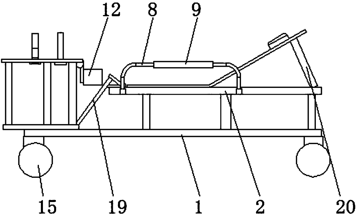 Adjustable midwifery bed for obstetrical nursing