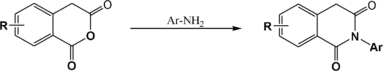 2-aryl-1,3-isoquinoline diketone anti-tumor compound and synthesis method and application thereof