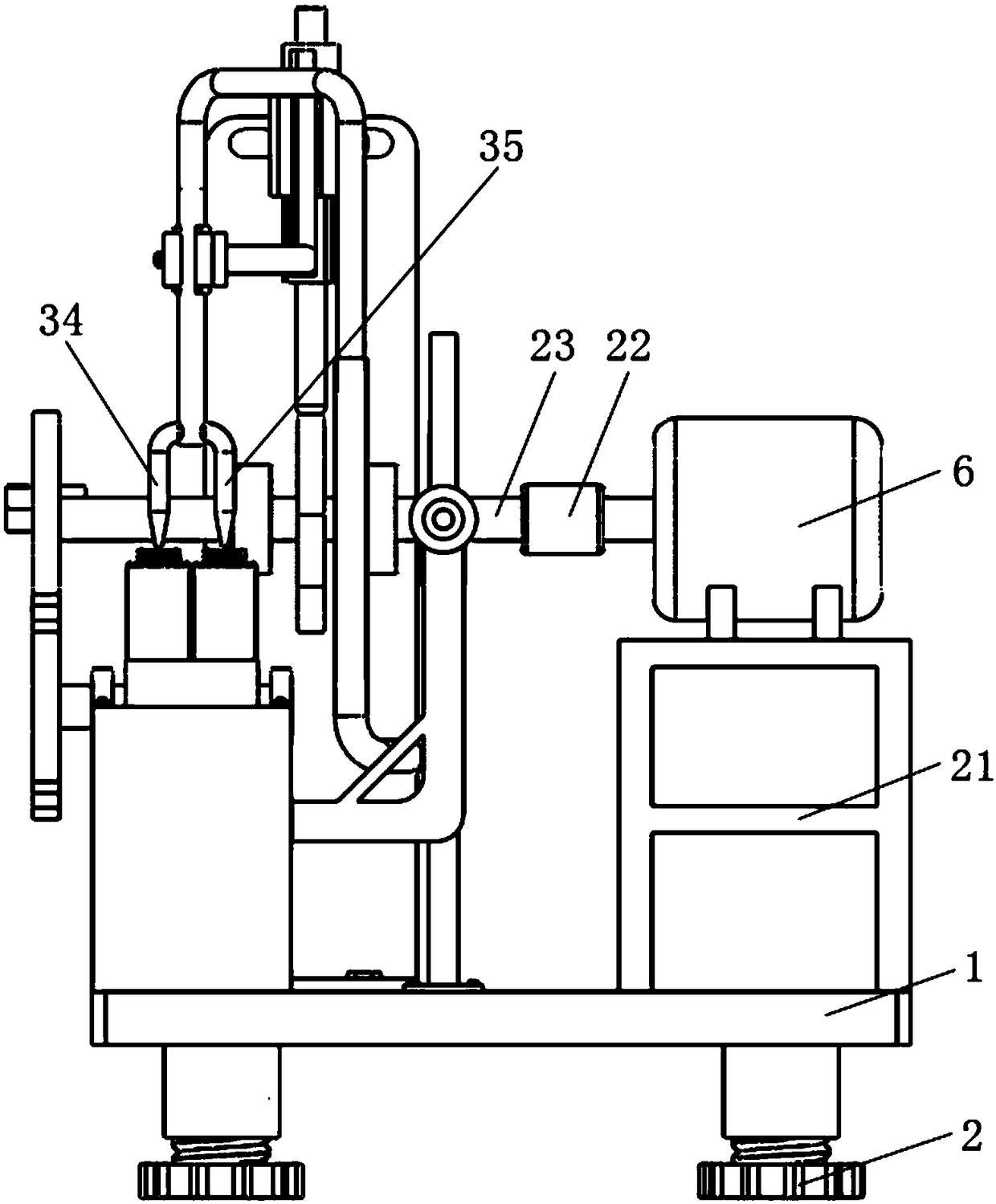 Height adjustable table vinegar filling machine