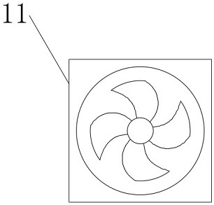 Dust treatment device of large grain drying equipment