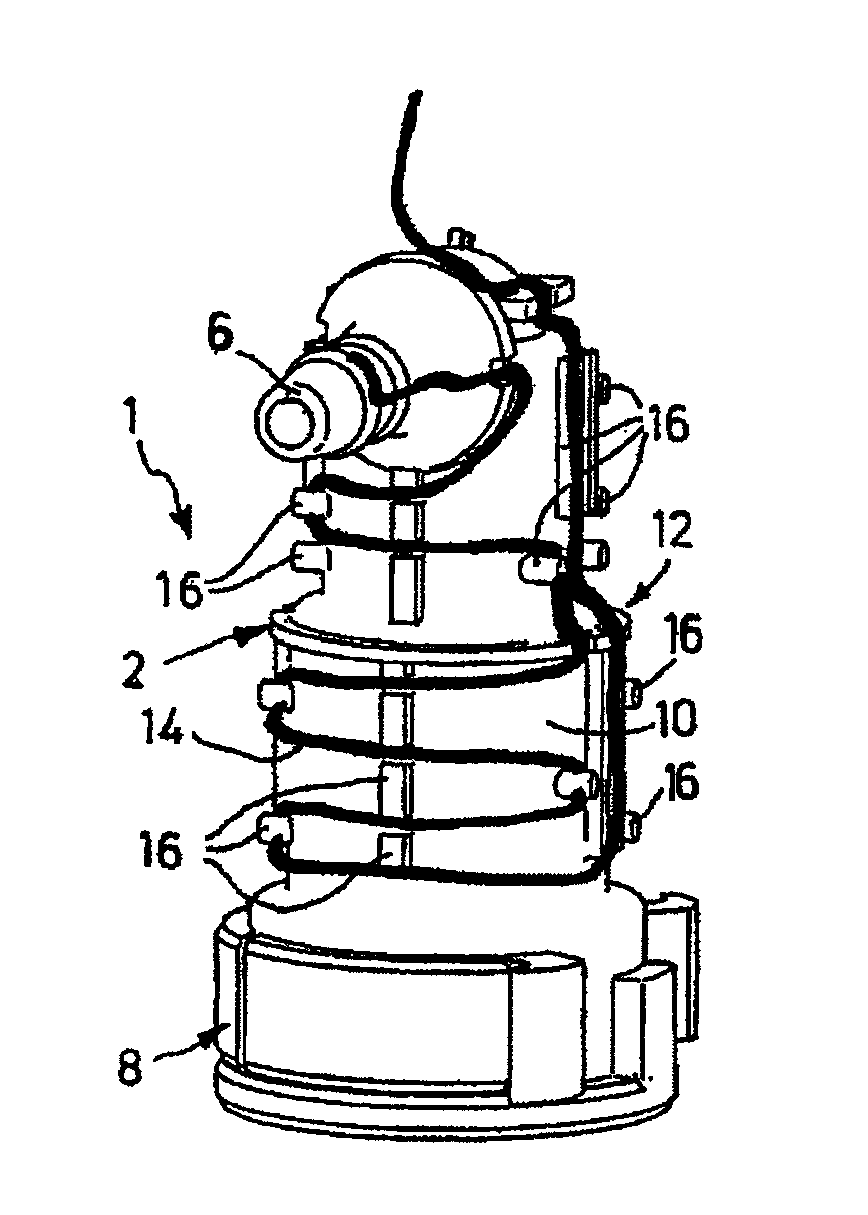 Line connector for media lines