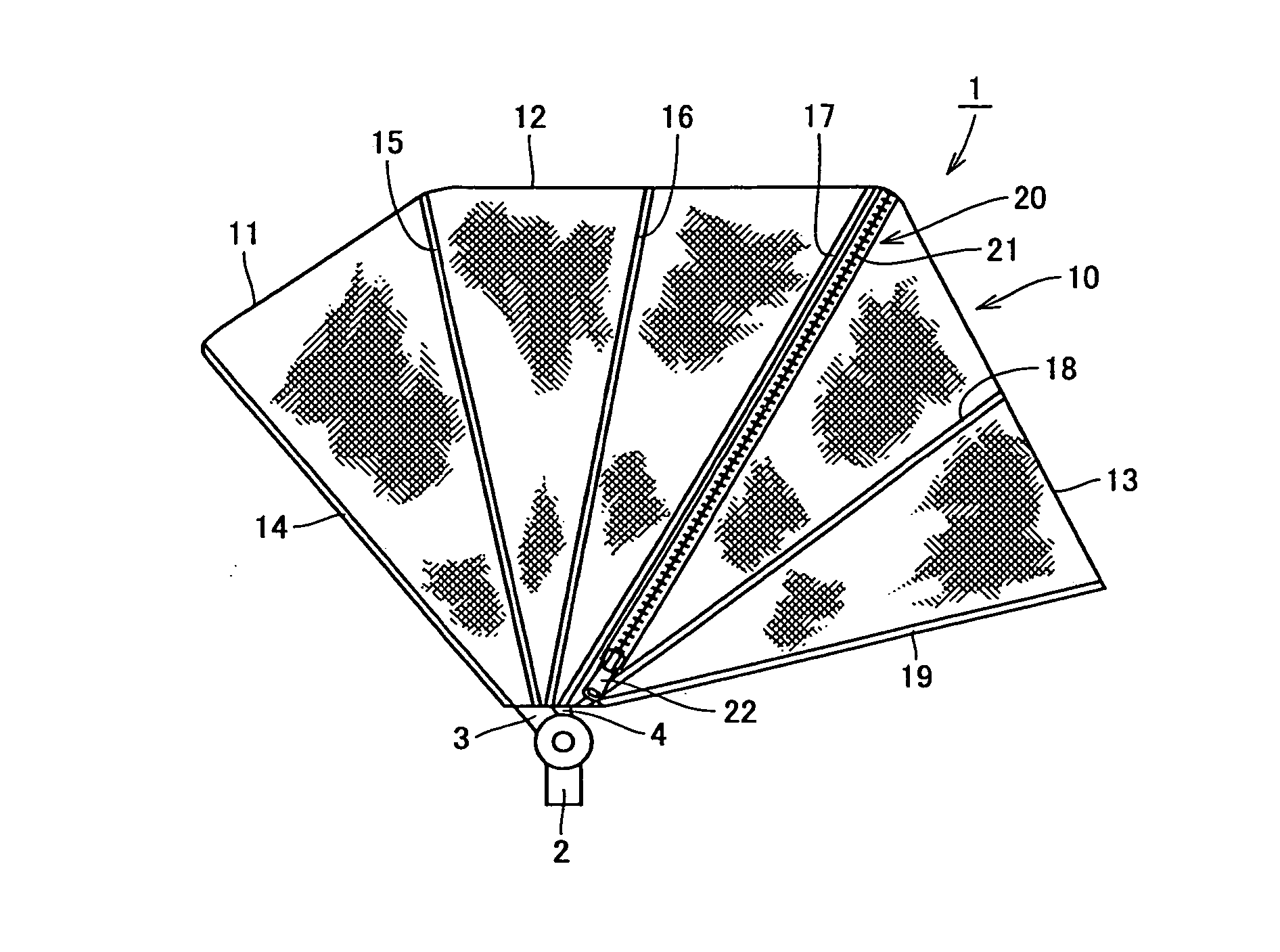 Baby-care implement provided with hood