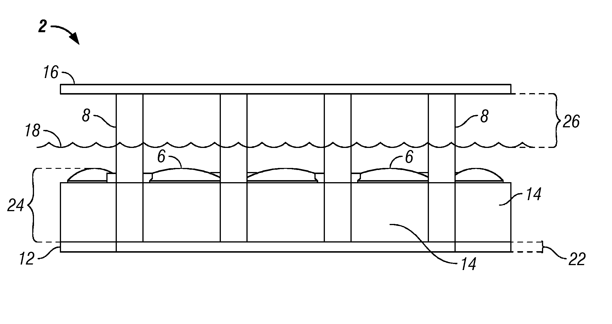 Deep draft semi-submersible LNG floating production, storage and offloading vessel