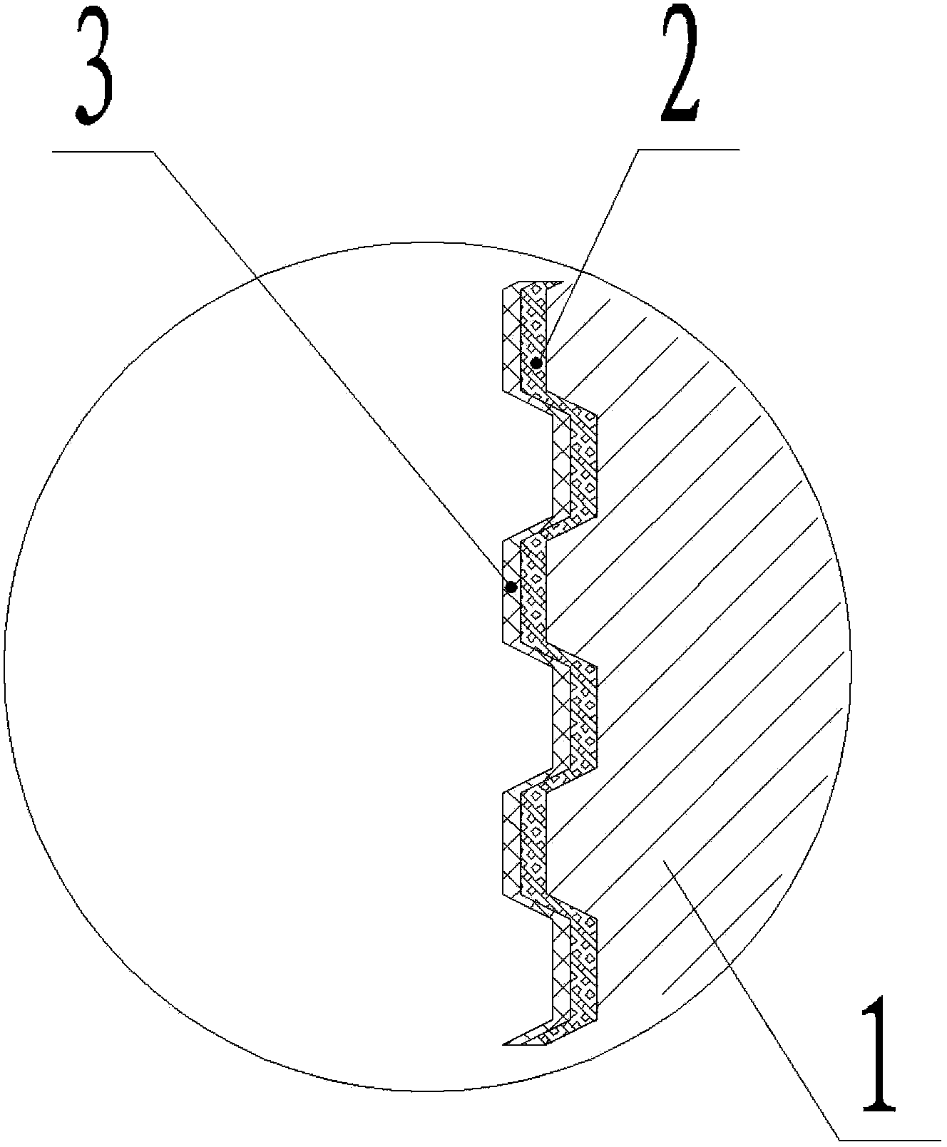 Antifouling clamping block of continuous tube injection head and manufacturing method thereof