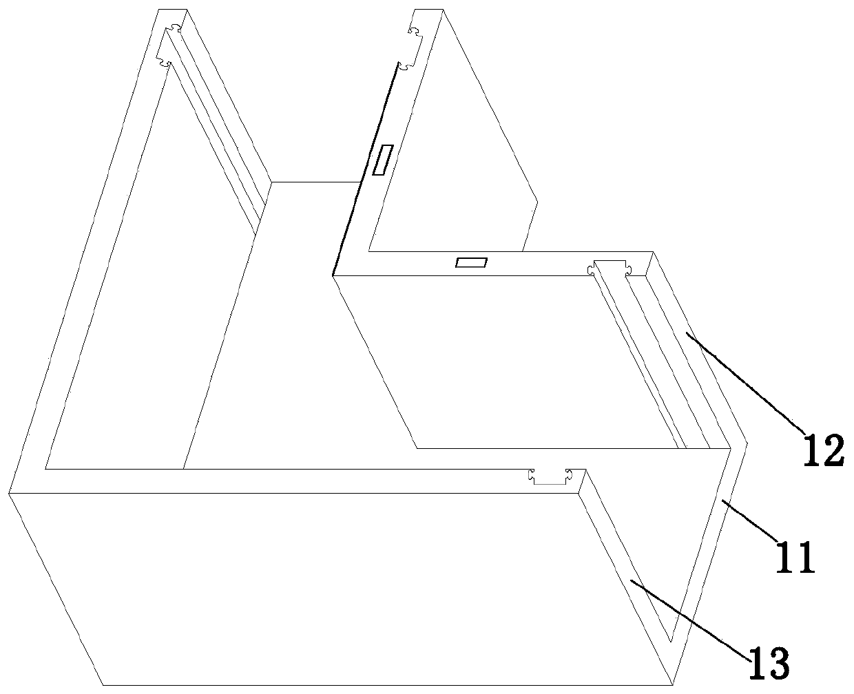 Cover type electrical wiring duct