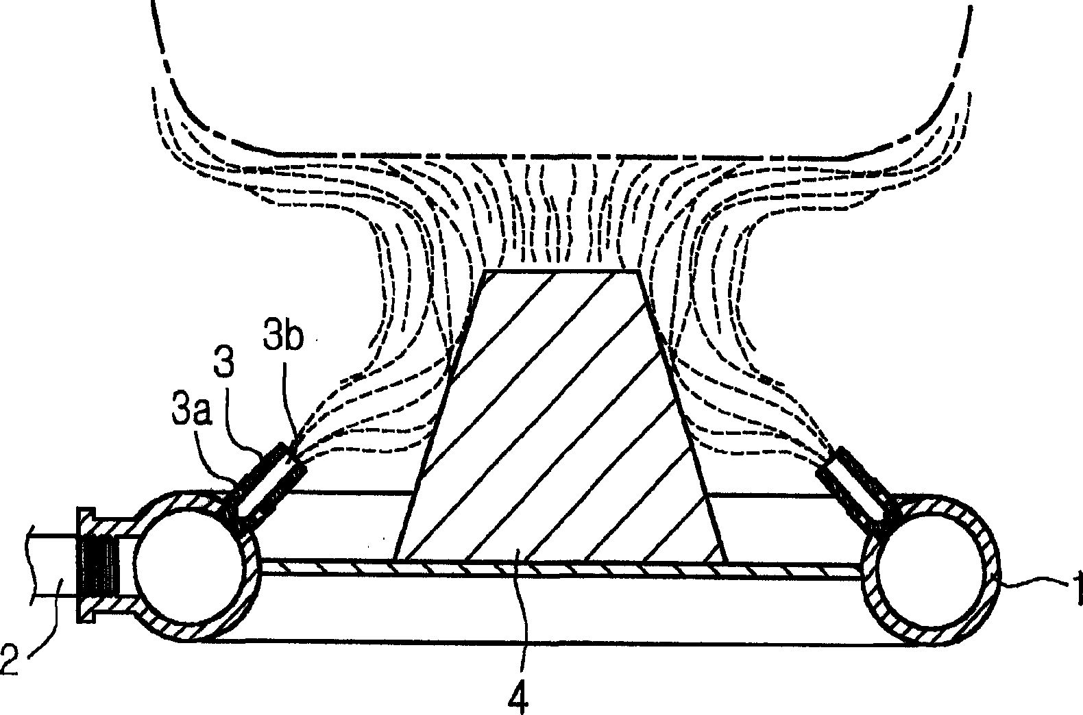 Device for increasing heat power of gas burner