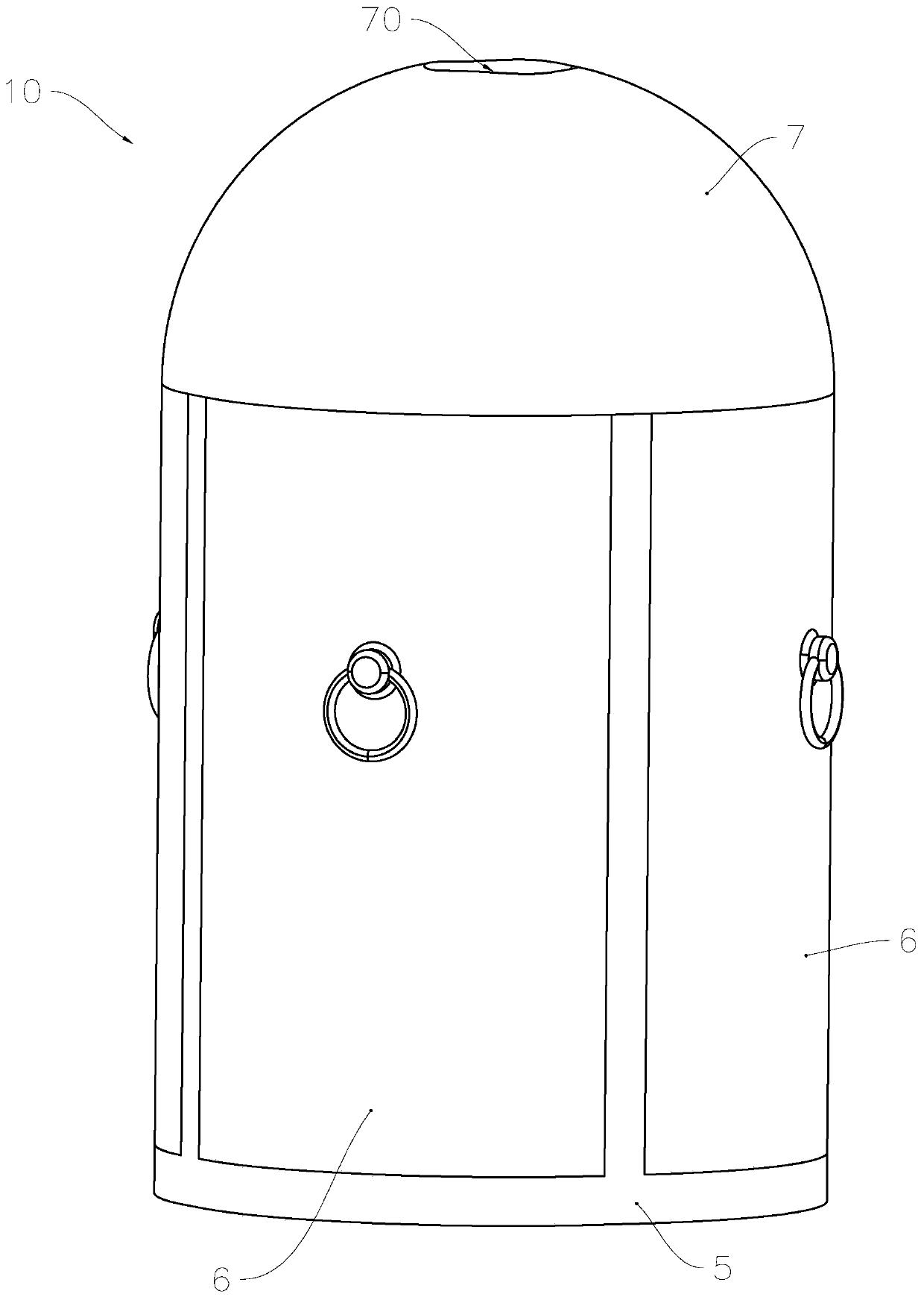 An intelligent sorting garbage bin system based on the Internet of Things and an intelligent sorting garbage bin