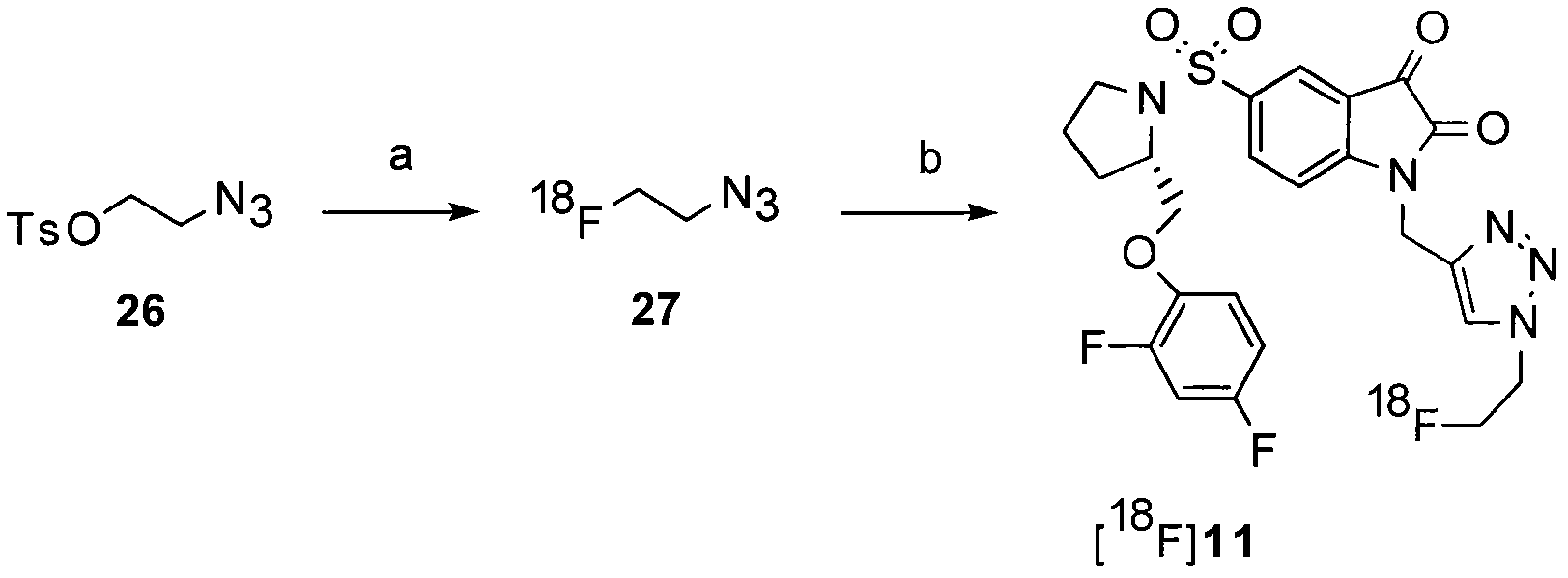 Isatin derivatives for use as in vivo imaging agents