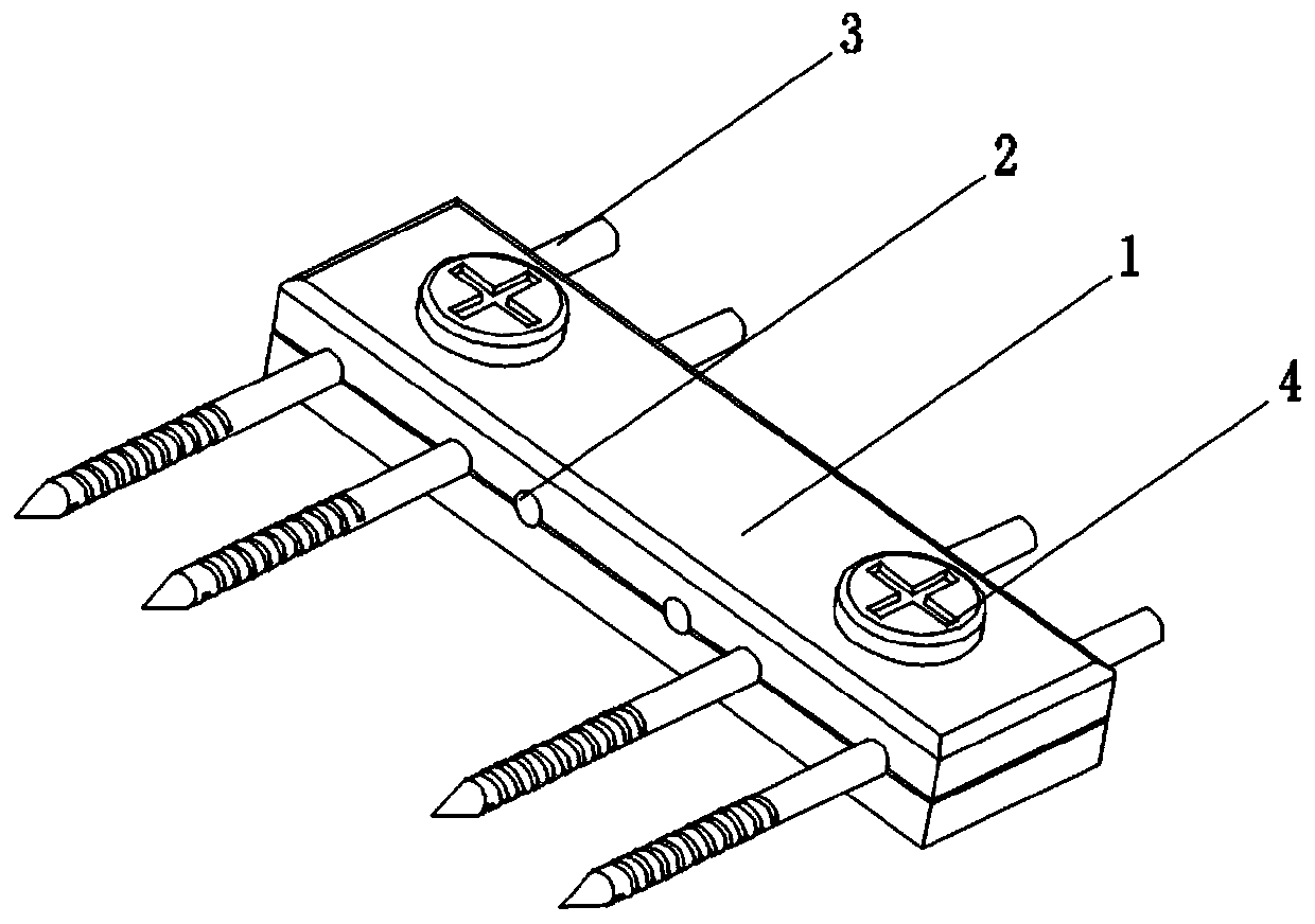 Simple multipurpose rat femur outside fixing support