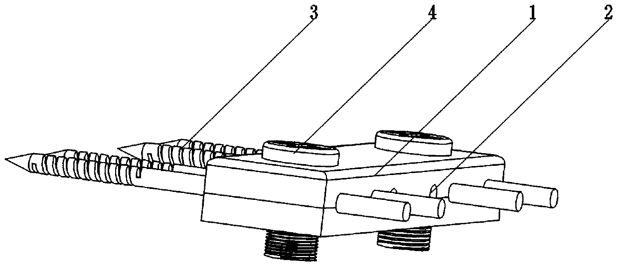 Simple multipurpose rat femur outside fixing support