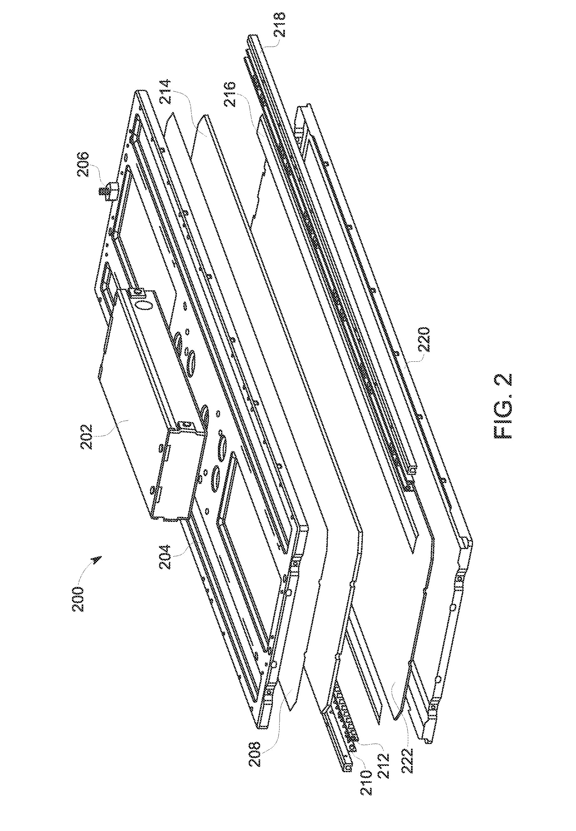 Edge-lit panel protection layer