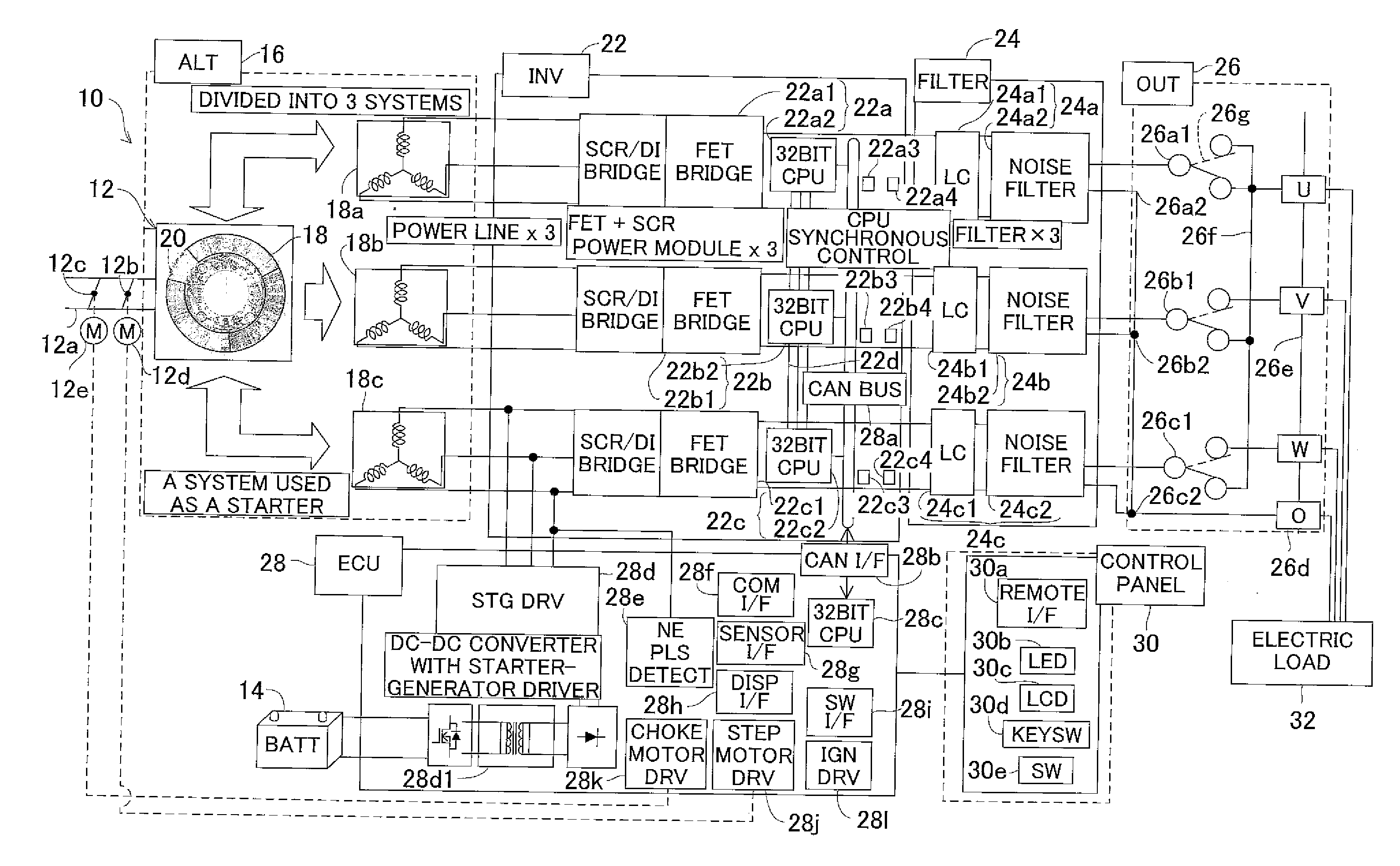 Parallel running control apparatus for inverter generators