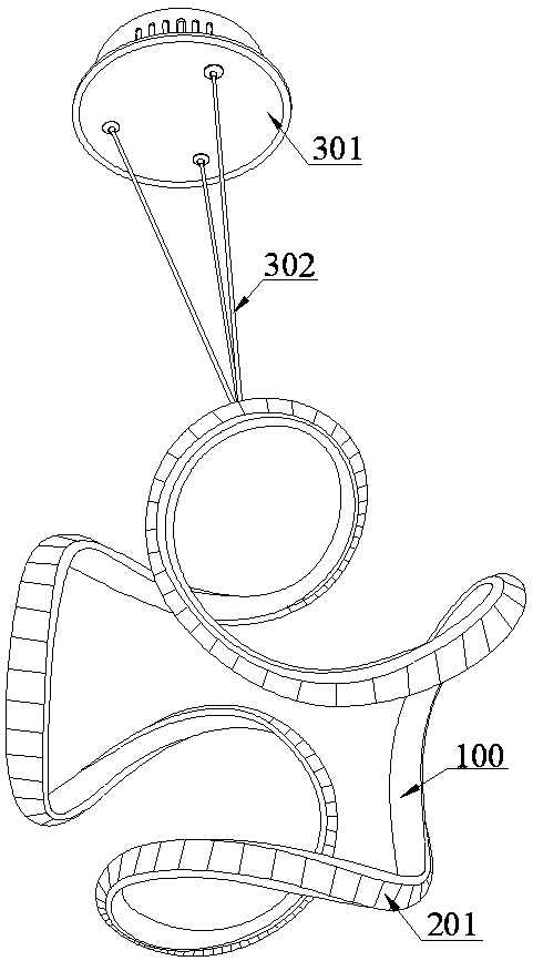 Novel lamp body structure