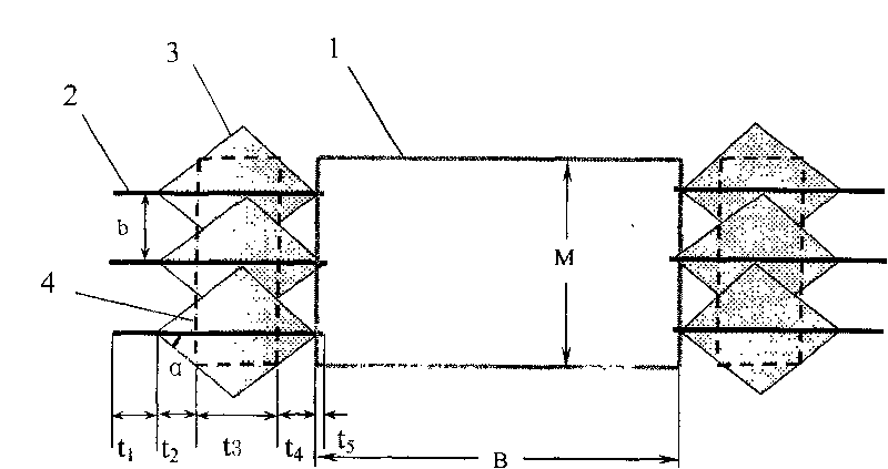 Coal mine tunnel broken two sides anchoring support method