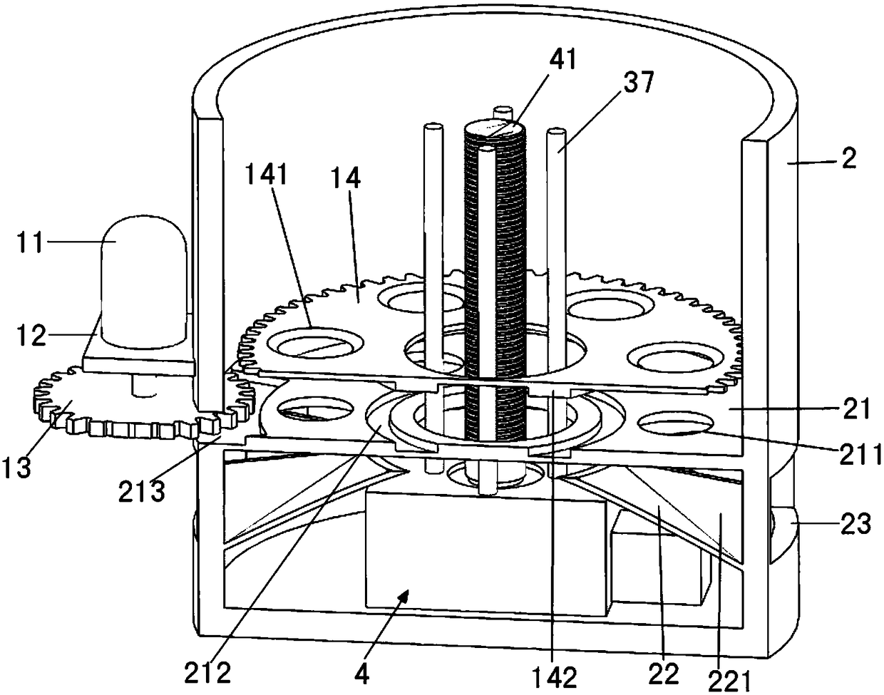 Household carrot cutting device