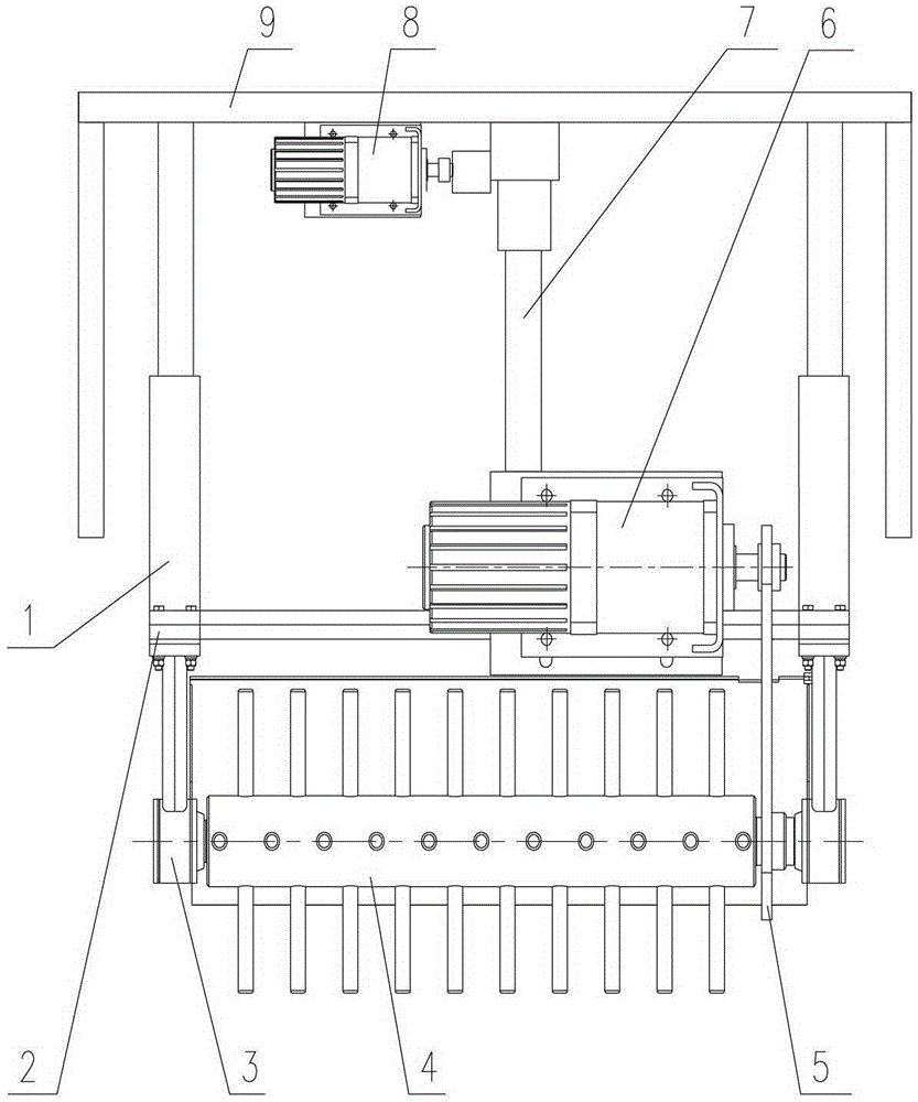 A large-area mixing system for materials