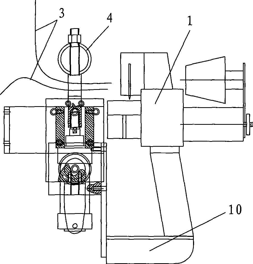 Mobile cloth-jointing sewing machine