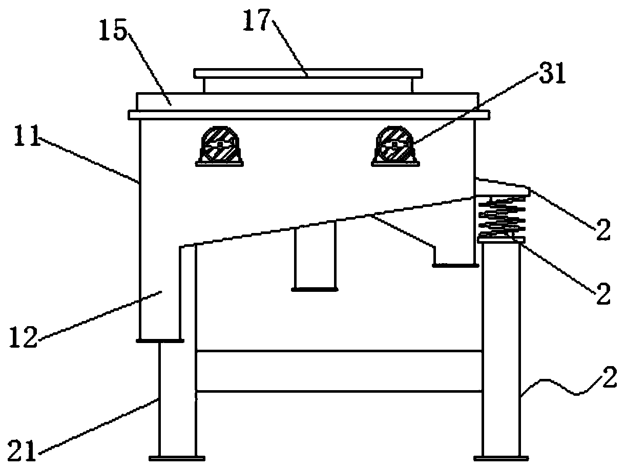 Automatic potato screening grading device