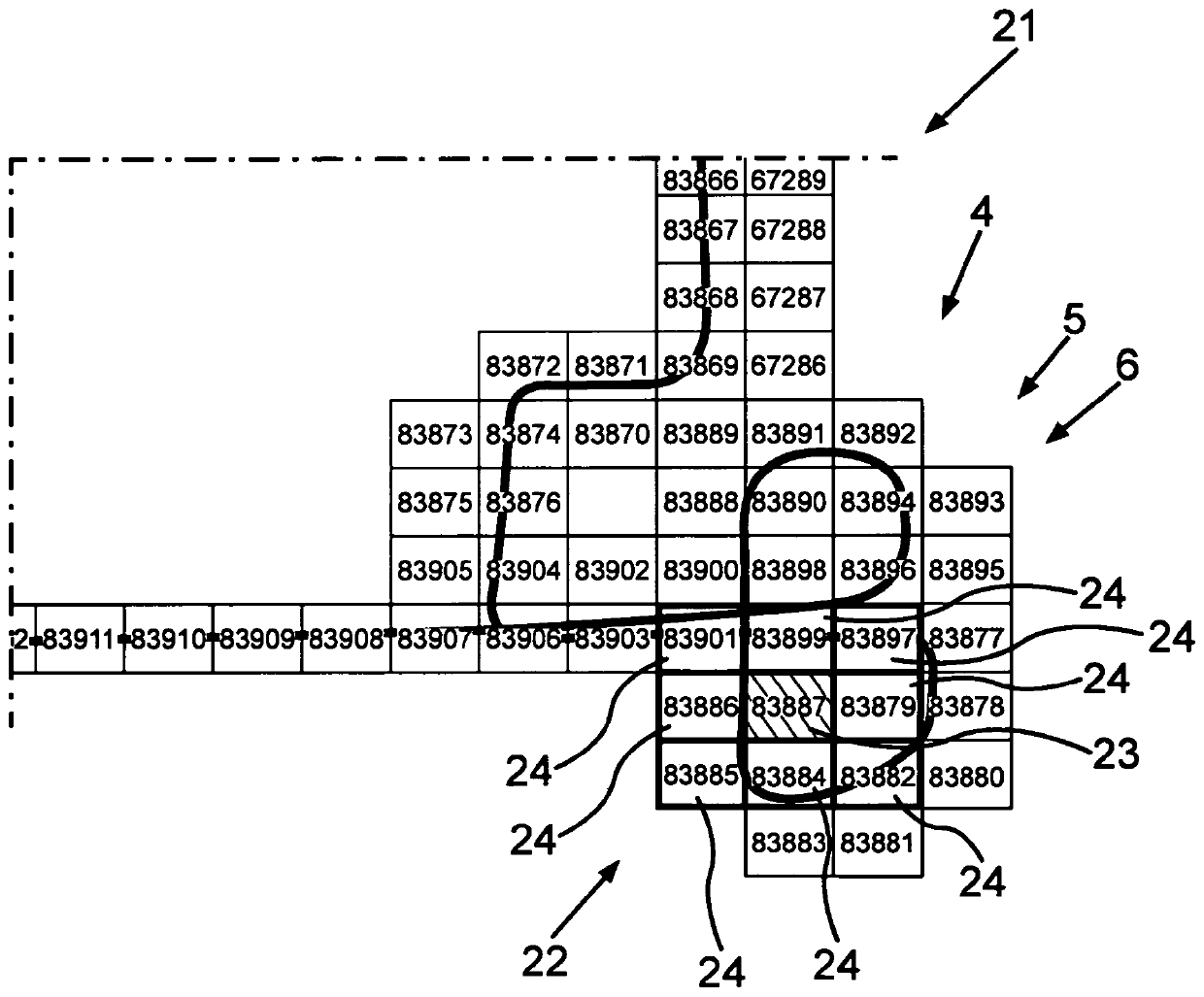 Method and system for providing information on at least one object in an environmental area of ​​a motor vehicle