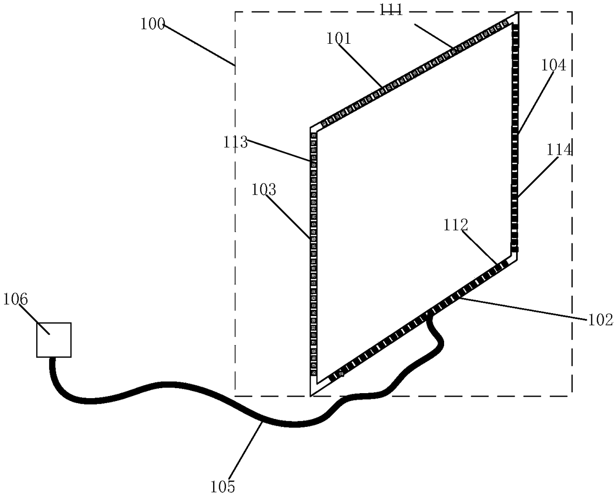 Touch input equipment and applied electronic equipment thereof