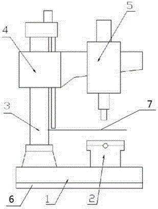 Machining drilling machine