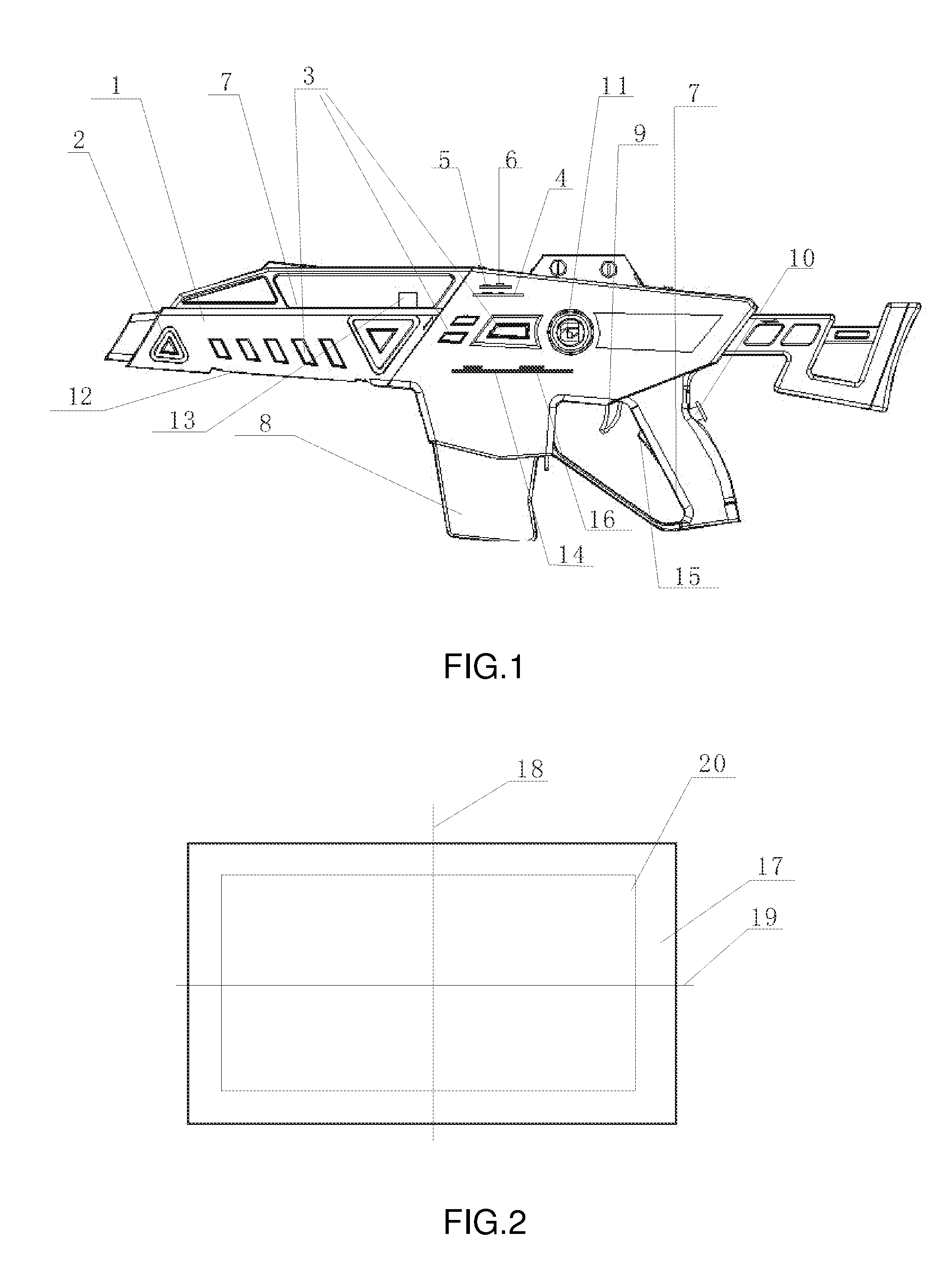 Gun-shaped game controller