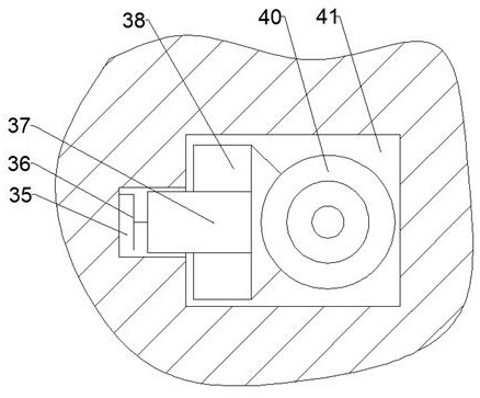 Efficient working and automatic heating forging device based on servo motor