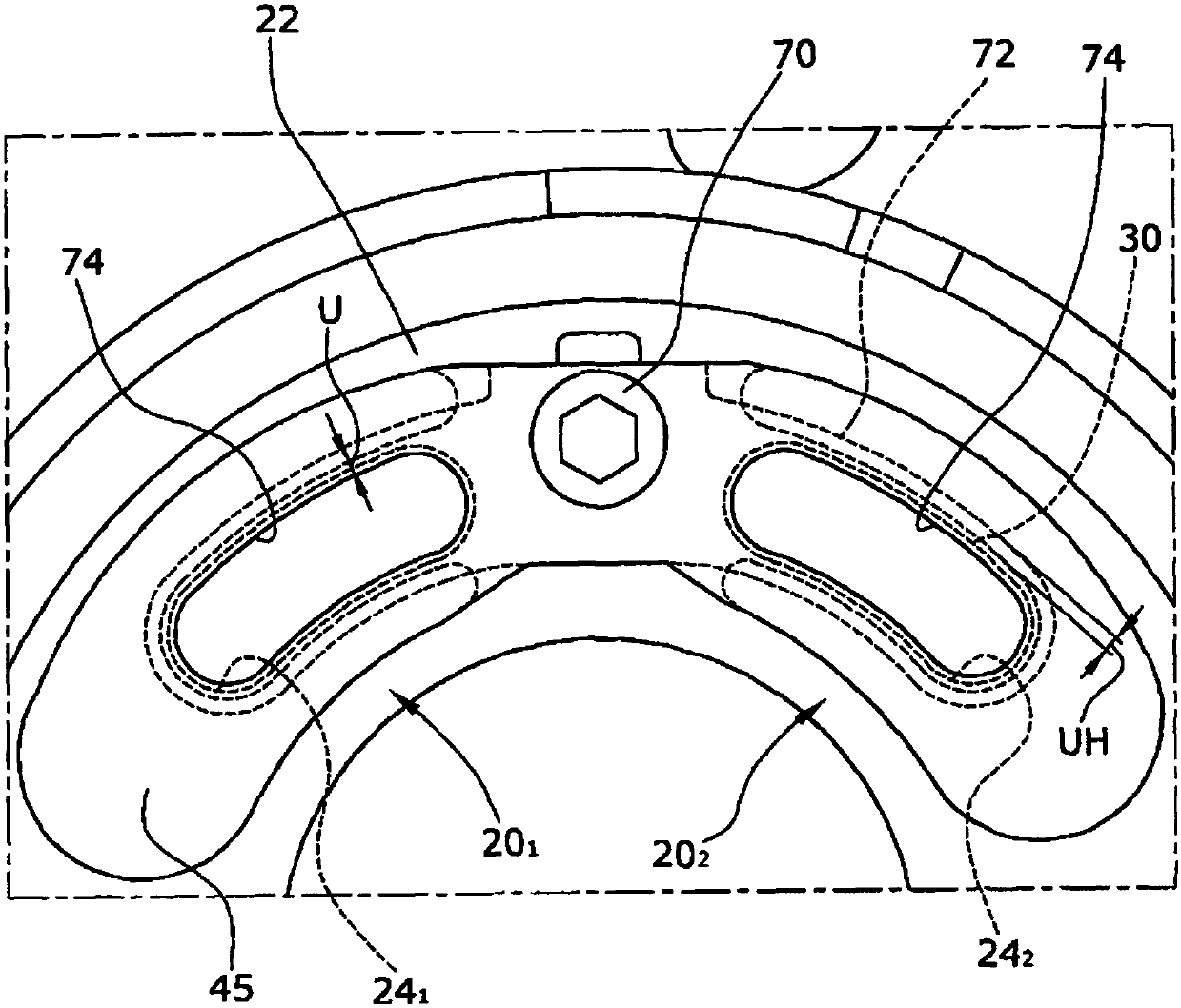 Motor vehicle vacuum pump