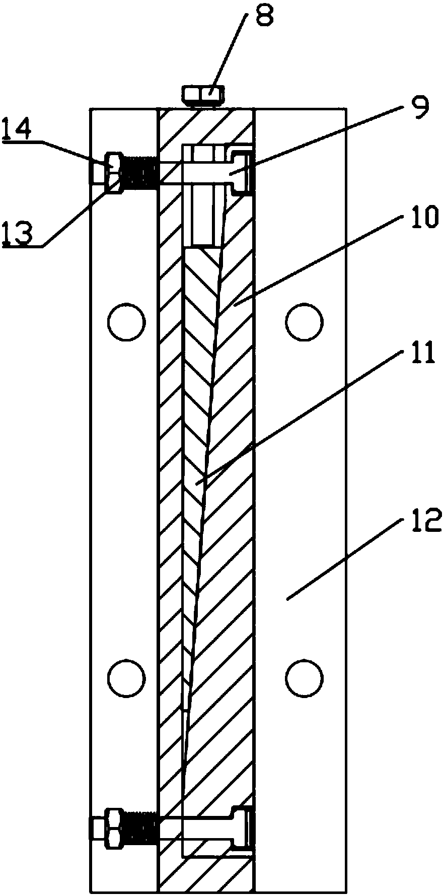 Two-degree-of-freedom inchworm type micro-nano positioning platform