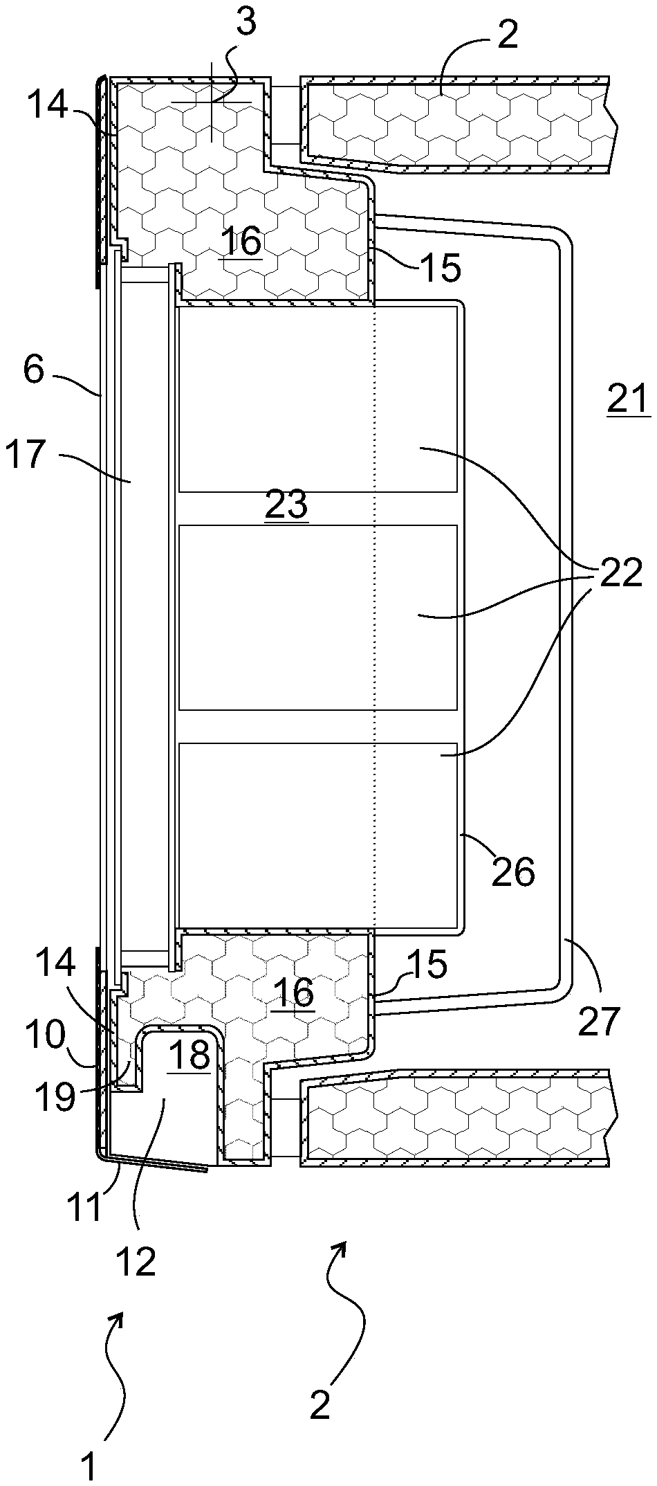 Beverage dispenser and refrigeration appliance with beverage dispenser