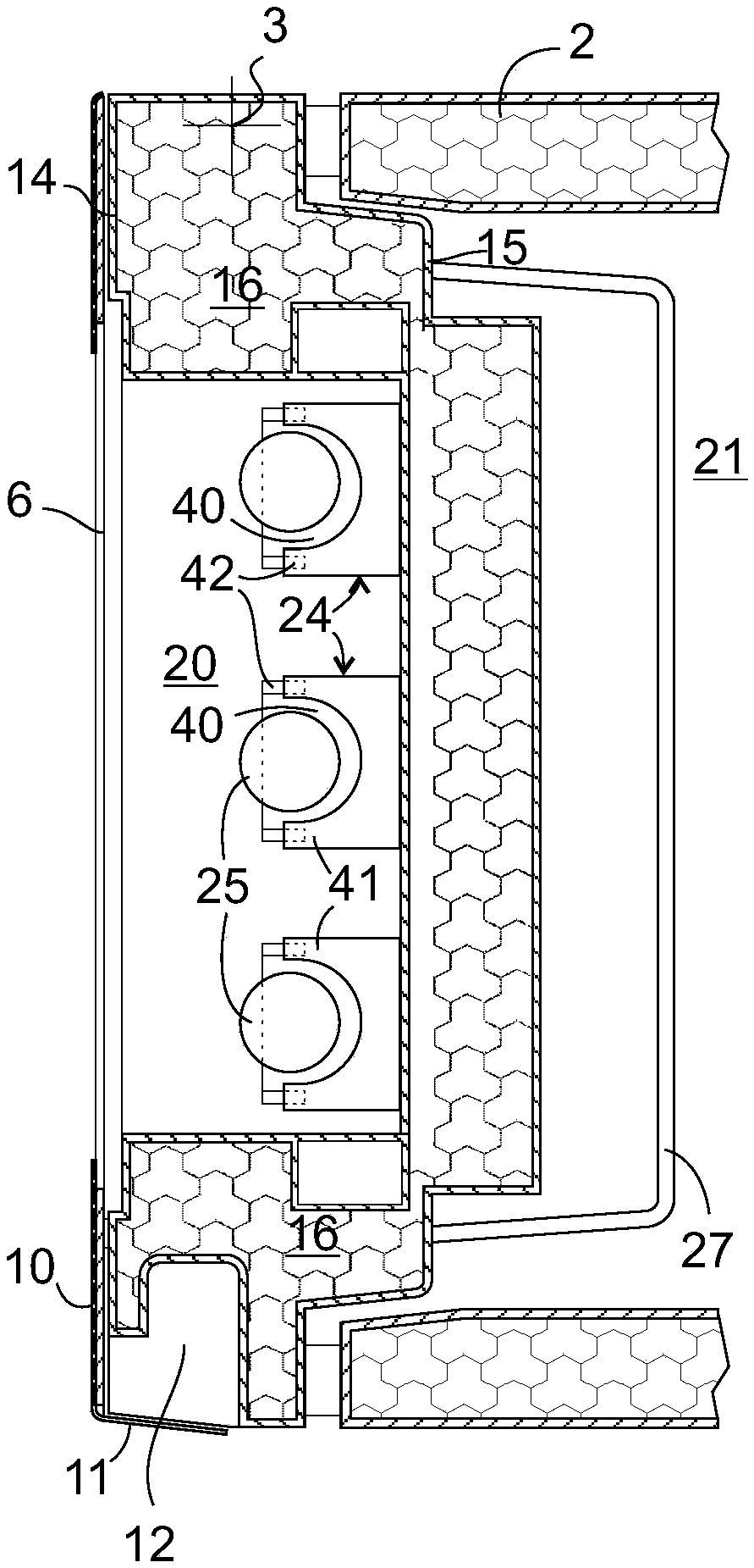 Beverage dispenser and refrigeration appliance with beverage dispenser