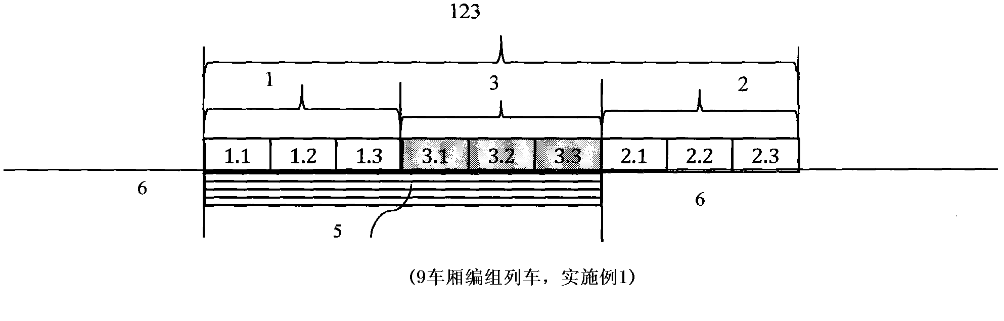 Ultra-long train marshalling operation and platform length determination method for subway or light rail